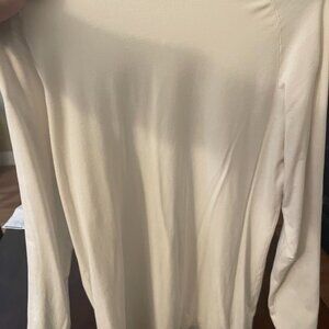 Alphalete Large summer clean white/beige long sleeve t shirt
